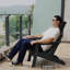 Chaise de patio pliante Adirondack-64858594
