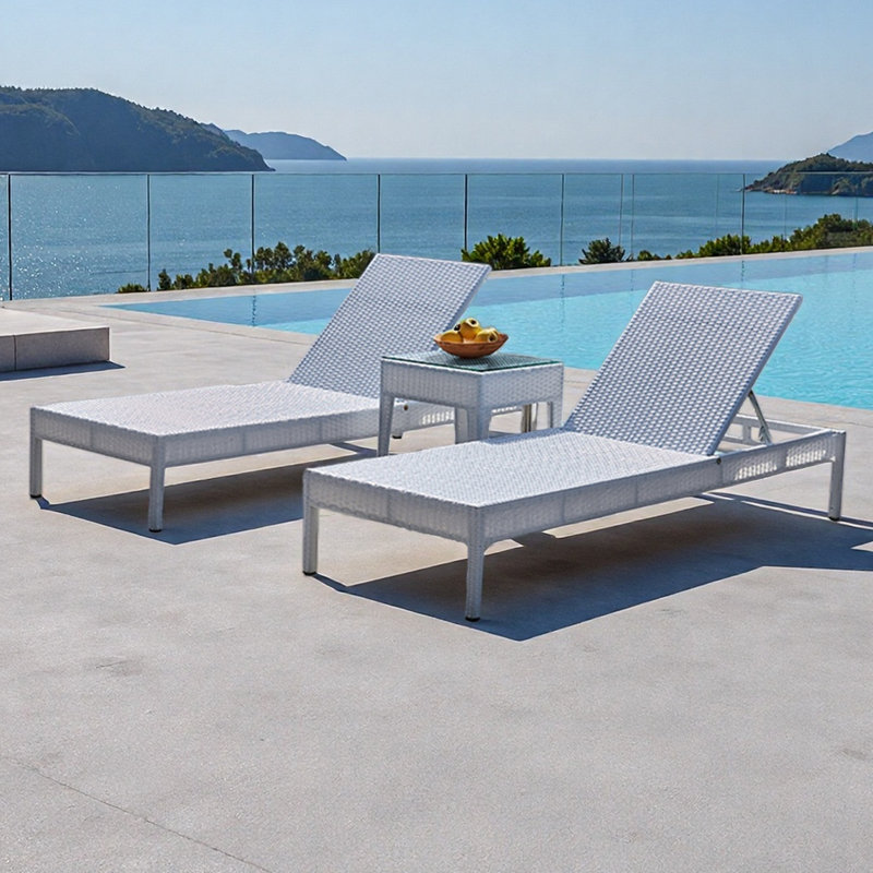 Outdoor beach courtyard leisure recliner