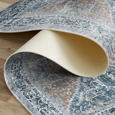 David Blue Easy to Clean Vinyl Mat