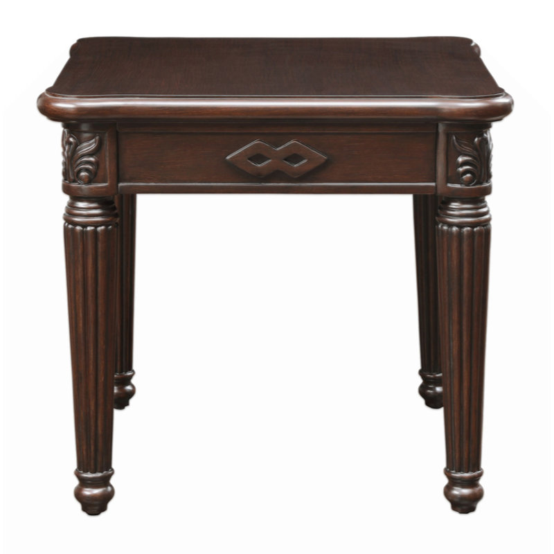 Table de bout avec pieds tournés Table basse espresso Table basse Table de salon Table de centre