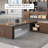 Achilles Luxury L-Shaped Ergonomic Executive Desk With Integrated Storage And Power Management-381148197-381148198