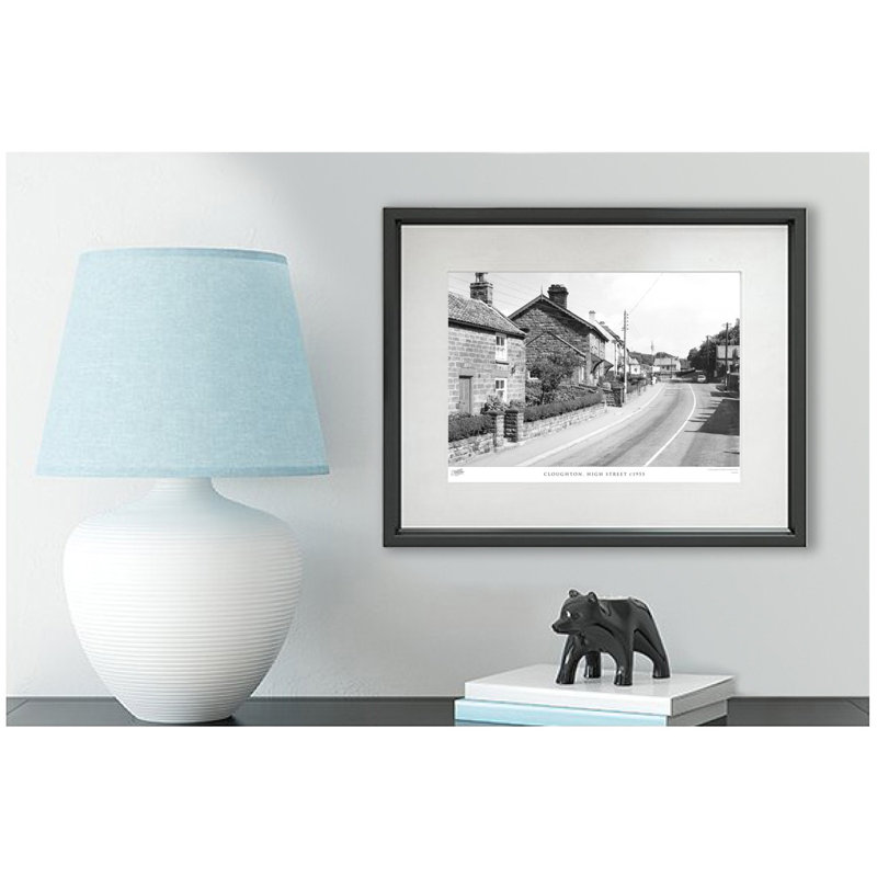Cloughton, High Street C1955 - Single Picture Frame Print, 28cm H x 36cm W x 2.3cm D