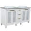 Ensemble de meuble-lavabo double 61 "avec miroir Schreck-244746512-244746513