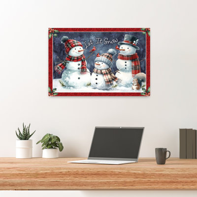 Let It Snow Christmas Snowmen