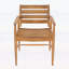 Chaise d'extérieur en bois d'acacia, ensemble de 2, durable et confortable pour le patio et le jardin