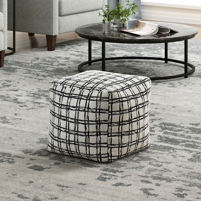 Repose-pieds moderne avec repose-pieds en tissu Patte