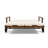 Patio Double Chaise Lounge With Cushion-389457468