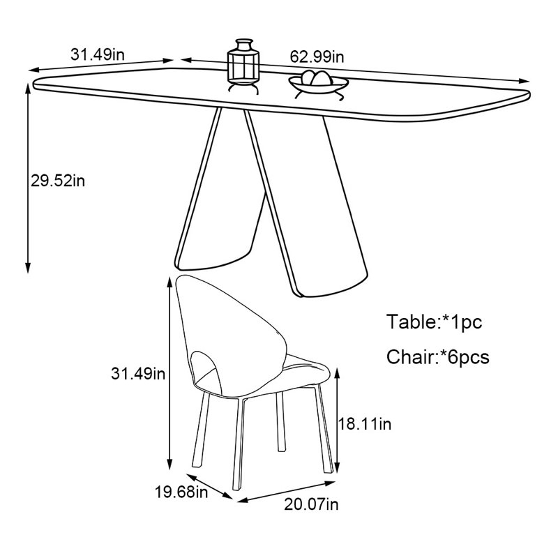 Spurlock, 29.52"H x 62.99"L x 31.49"W
