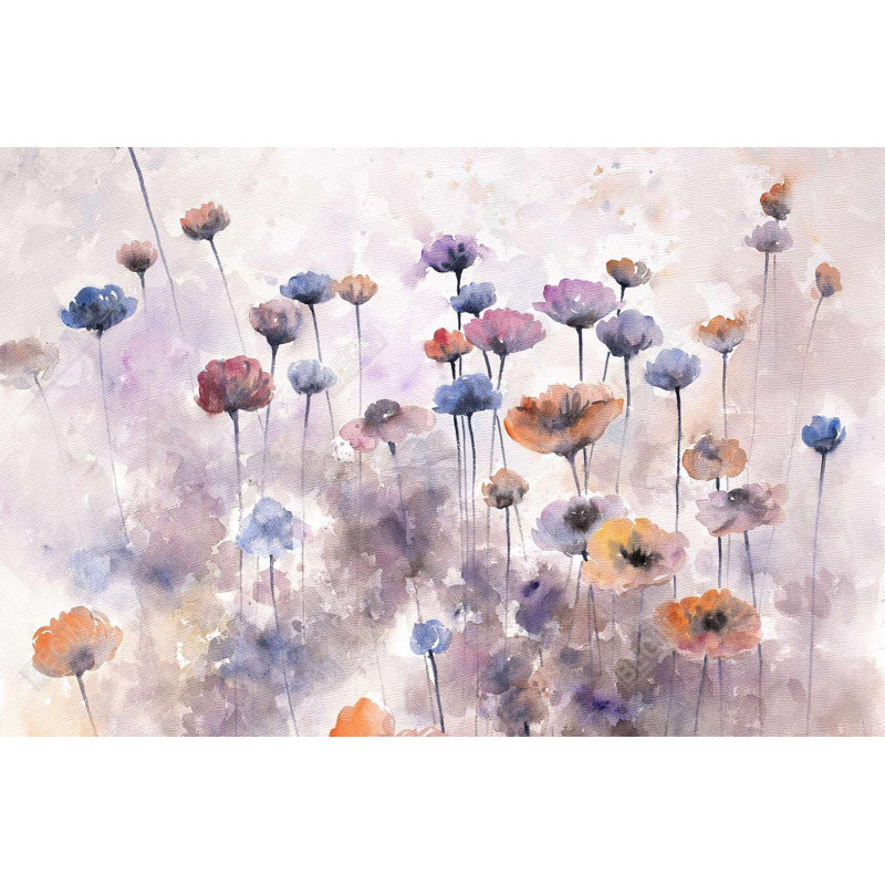 "Petites fleurs sauvages" sur toile