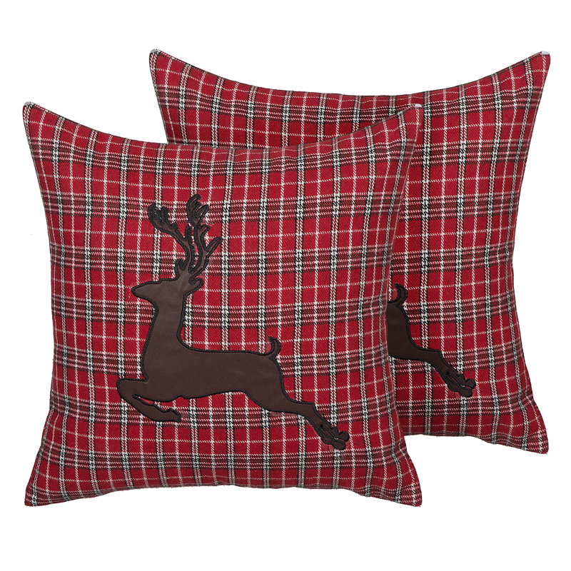 Naylor Plaid Square Cushion