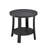 Round Shelf Table In Charcoal - Enhance Room Functionality Wood Stunning & Practical