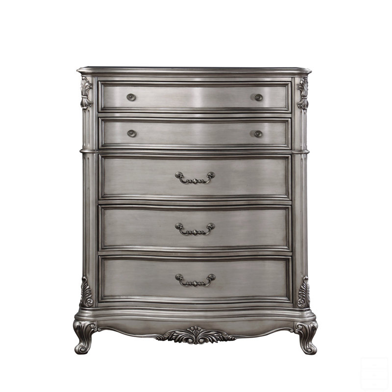 Commode à finition platine antique