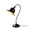 Lampe de bureau noire 17,72 po Keturah