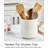 7.2" Large Ceramic Utensil Holder
