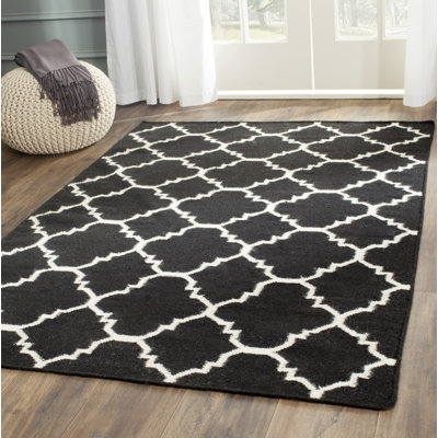 Capirano Geometric Wool Hand Woven Area Rug