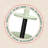 Slim Round Holder, Metal  Removable Plastic Liner Tall  Bathroom Toilet Brush, Soft Touch Sage Greeen-113862385