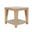 Nicci Lofland Modern Contemporary 24" Square End Table with Open Shelf-644639952