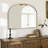 Vintage Mirror with Ornate Frame – Arch Metal Mirror for Wall Decor-827126333-827126336