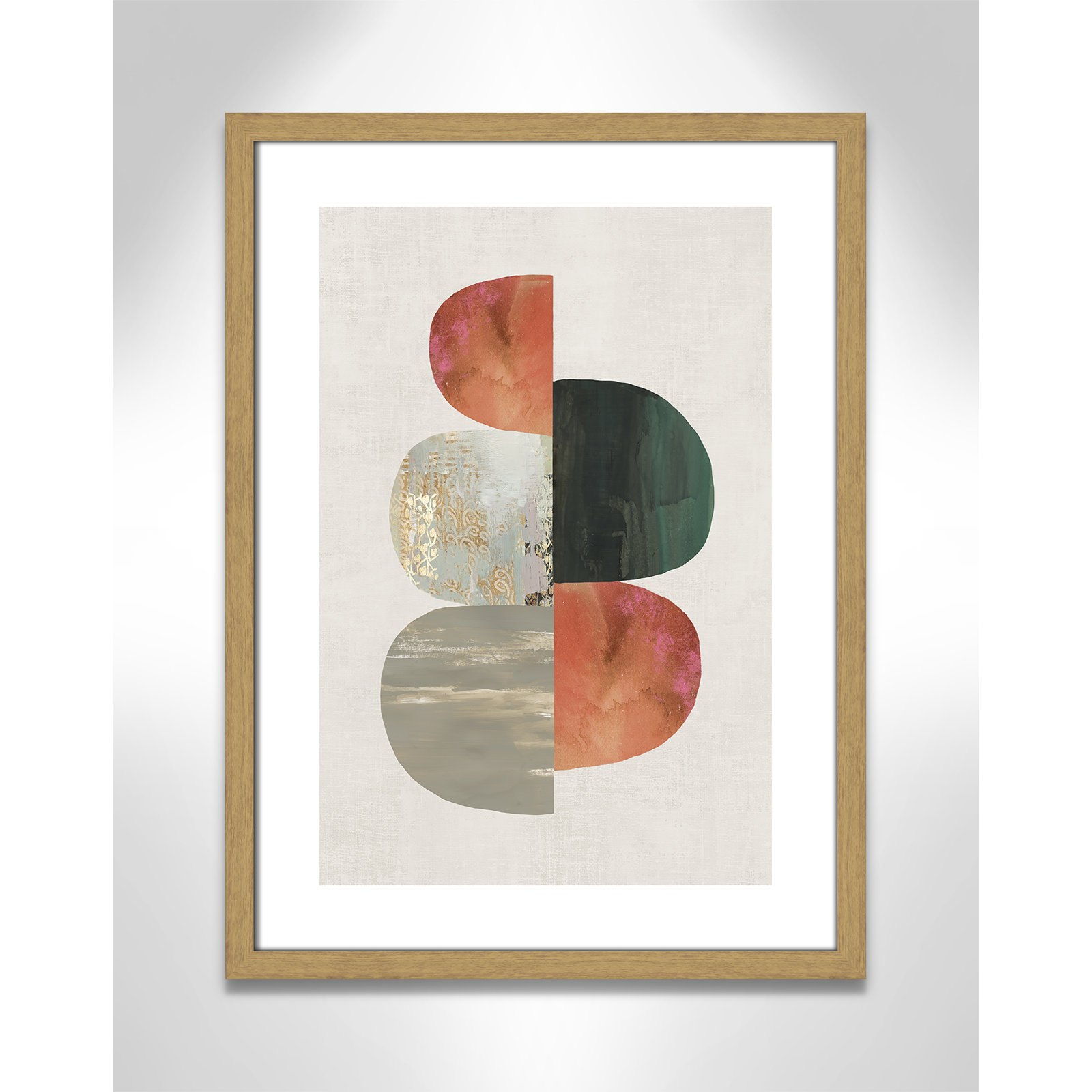 Evolving Energy II by Tom Reeves - Print, Framed Print, 23" H x 17" W, Beige