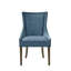 Chaise rembourrée en chenille 2, assise spacieuse, capacité de poids de 300 lb, complète la configuration de table de 2 chaises d'appoint élégantes, convient à la zone