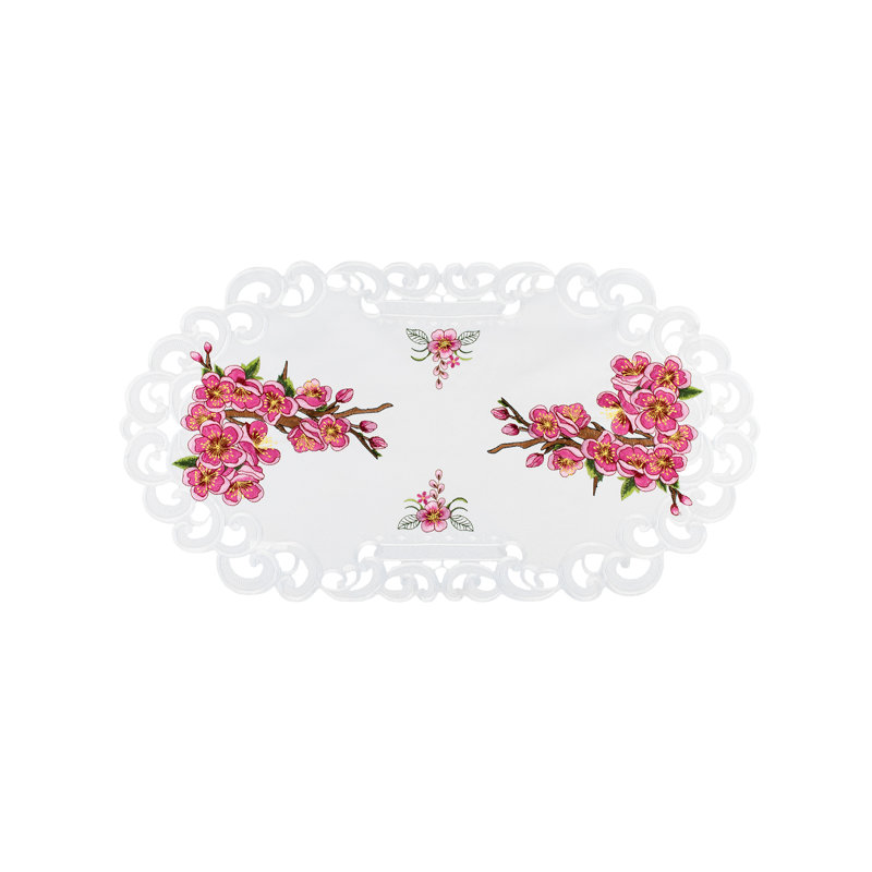Chemin de table Cherry Blossom (14 po x 27 po), 27 po x 14 po