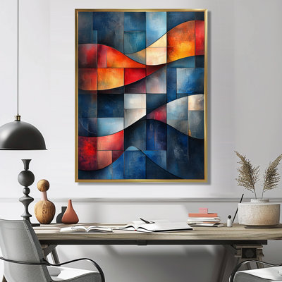 «Nyome Unity In Force Usa Flag Fragments V», reproduction sur toile patriotiste des États-Unis