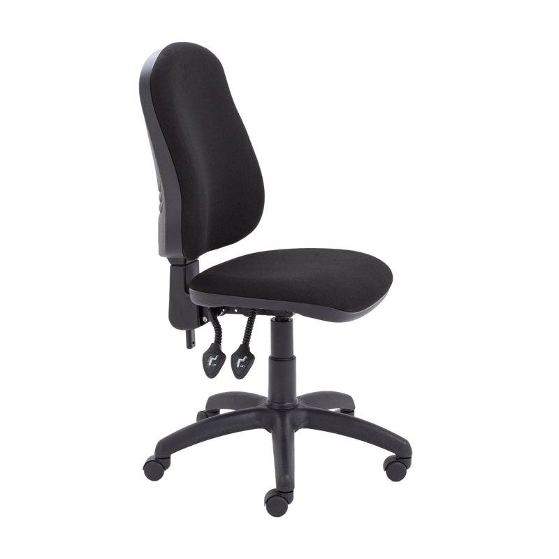 Rhoades Polyester Blend Office Chair, Black