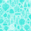 Tapis de bain noir à motifs botaniques-11100138-266909460