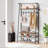31.5''Coat Rack, 3-In-1 Hall Tree With Shoe Bench
