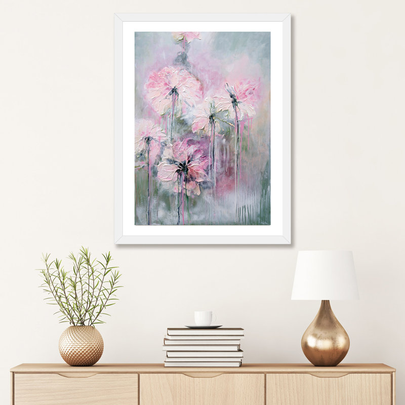 «Gentle Summer Rain», reproduction d'art, Papier blanc, H 24 po x l 16 po x P 1 po