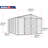 Woodbridge Plus 10.5 ft. W x 13 ft. D Plastic Storage Shed