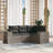 Vidaxl Garden Sofa Set Gray, Dark Gray