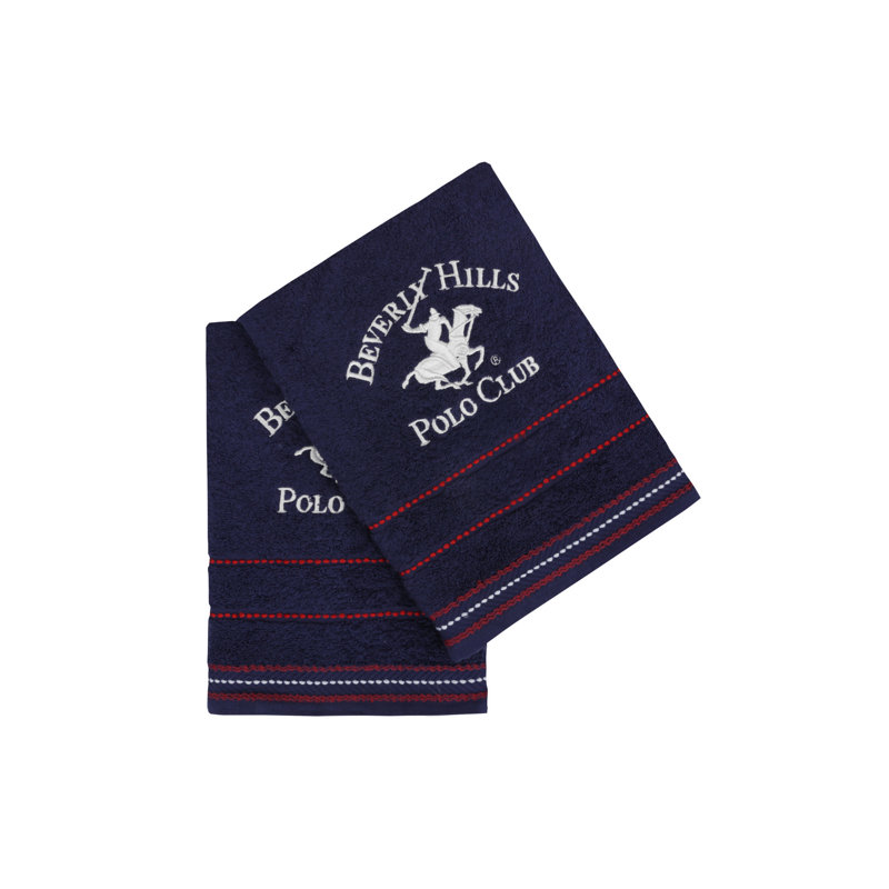 Ensemble de serviettes à main-480-17-2, Bleu foncé