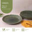 Mikasa Jardin Stoneware Dinner Plates, 27cm, Green