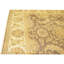Hand Knotted Wool Area Rug in Brown And Ivory