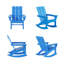 Chaise berçante d'extérieur en plastique Joubert-83604389