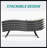Patio Chaise Lounge Set Of 2, Durable Outdoor Lounge Chairs, Aluminum PVC-coated polyester Pool Loungers With Adjustable Reclining Back For Beach, Poolside & Lawn Sunbathing