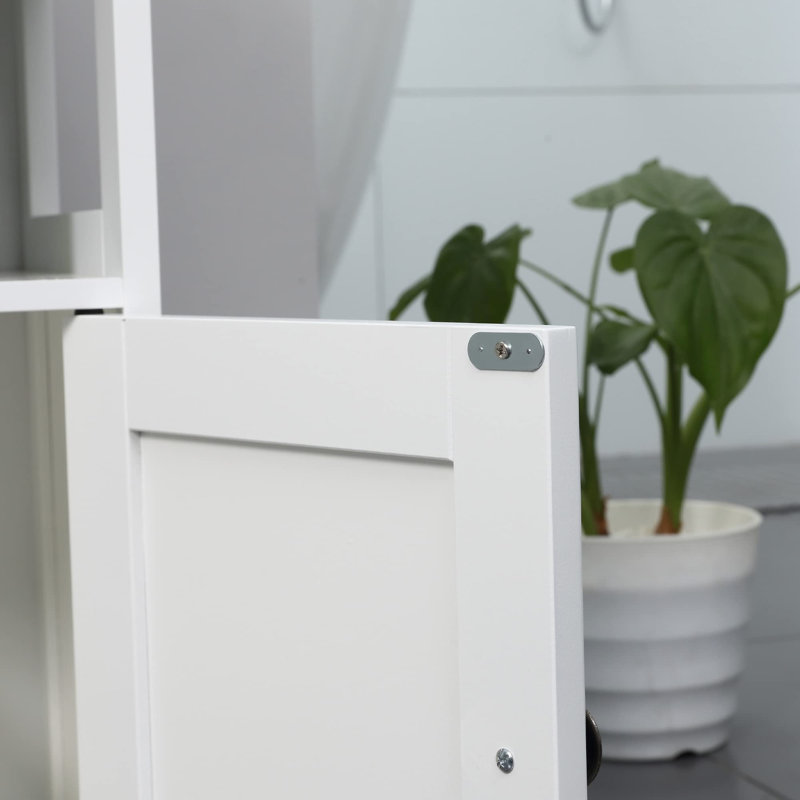 Kollier 60cm Bathroom Vanity Base Only in White, White