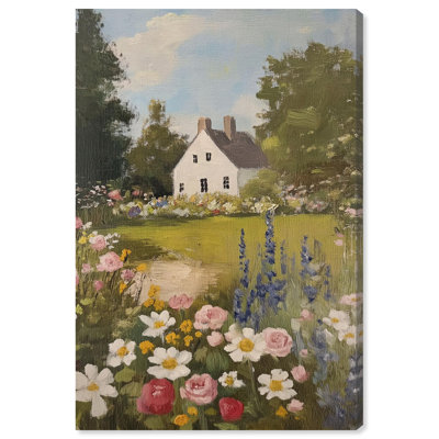 Décoration murale nature sur toile Floral Farmhouse I par Art Remedy