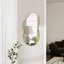 Asymmetrical Metal Framed Wall Accent Mirror-327276011-327276015