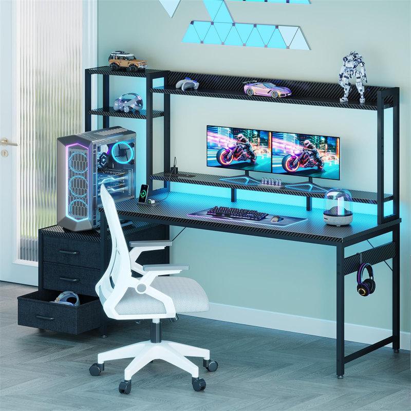 Computer Desk, 150.5cm x 137.5cm W x 48cm D