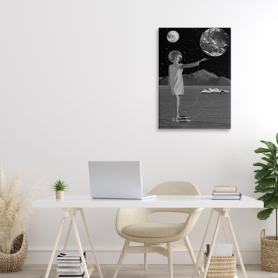 Sur toile rétro Mission A Space, design par Elo Marc
