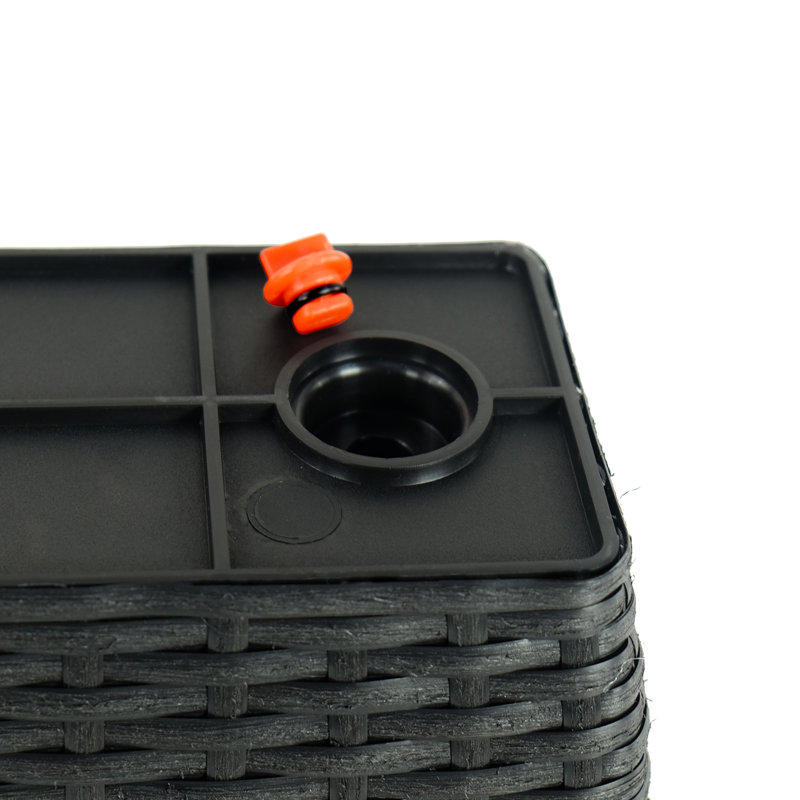 Self-Watering Planters  2  - Handmade For Indoor & Outdoor Enhances Plant Appearance Increases Survival Rate, Brown