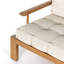 Dorjan 84.5'' Wide Teak Patio Sofa with Cushions
