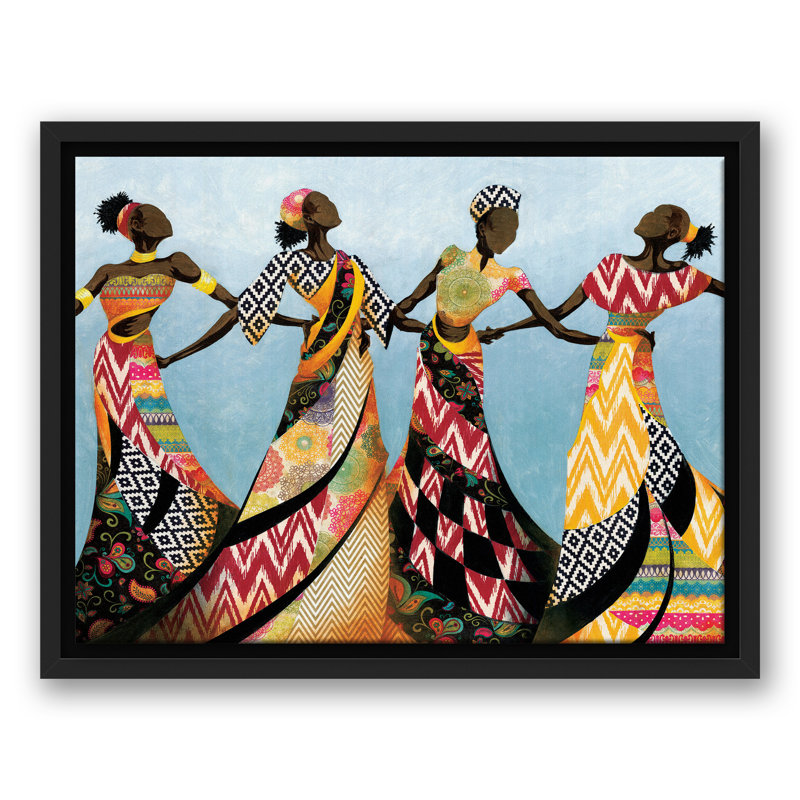 " Dancing In Dresses ", 13.75" H x 17.75" W x 1.75" D