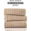 Ensemble de draps de bain en coton Fralick-649982999