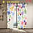 2Pcs Floral Print Blackout Curtains, Watercolor Flower Pattern  Thermal Insulated Noise Reducing Room Darkening Window Drapes for Living Room Bedroom Kitchen Decor-1943260773