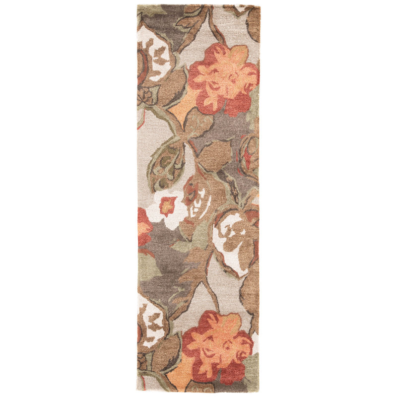 Voshell Floral Indoor Rug, Runner 2'6" x 8'