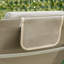 Chaise berçante d'extérieur en métal avec coussins Tulsha-68439657