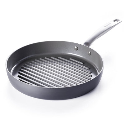 Poêle en céramique antiadhésive GreenPan Chatham 11 po, gris